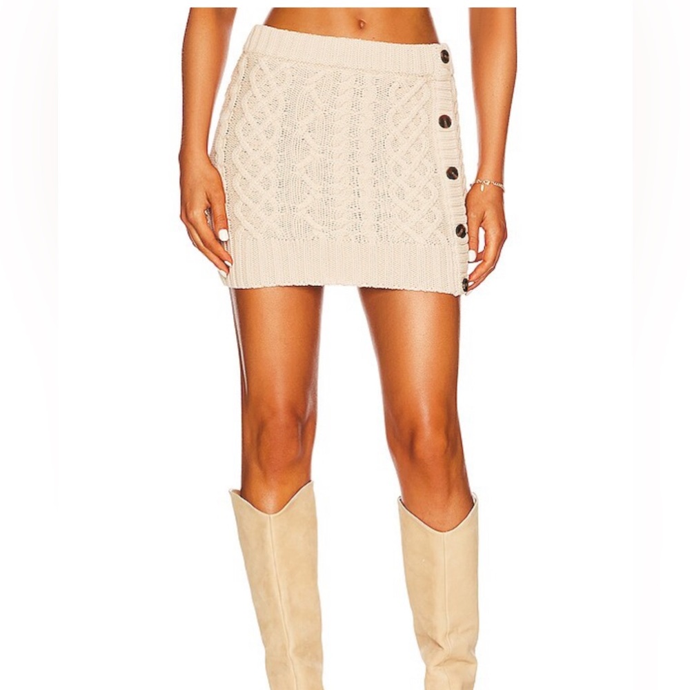 Song of Style Naara Cable Mini Skirt NWT